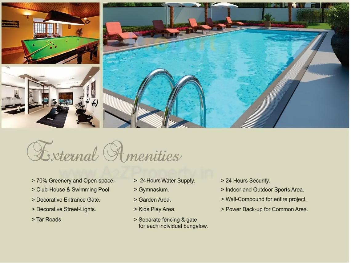 3D Elevation of real estate project Nature Paradise located at Mulgaon-t-wasare, Raigarh, Maharashtra