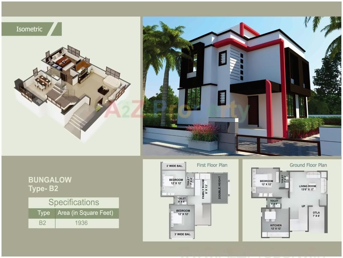 Layout of real estate project Nature Paradise located at Mulgaon-t-wasare, Raigarh, Maharashtra