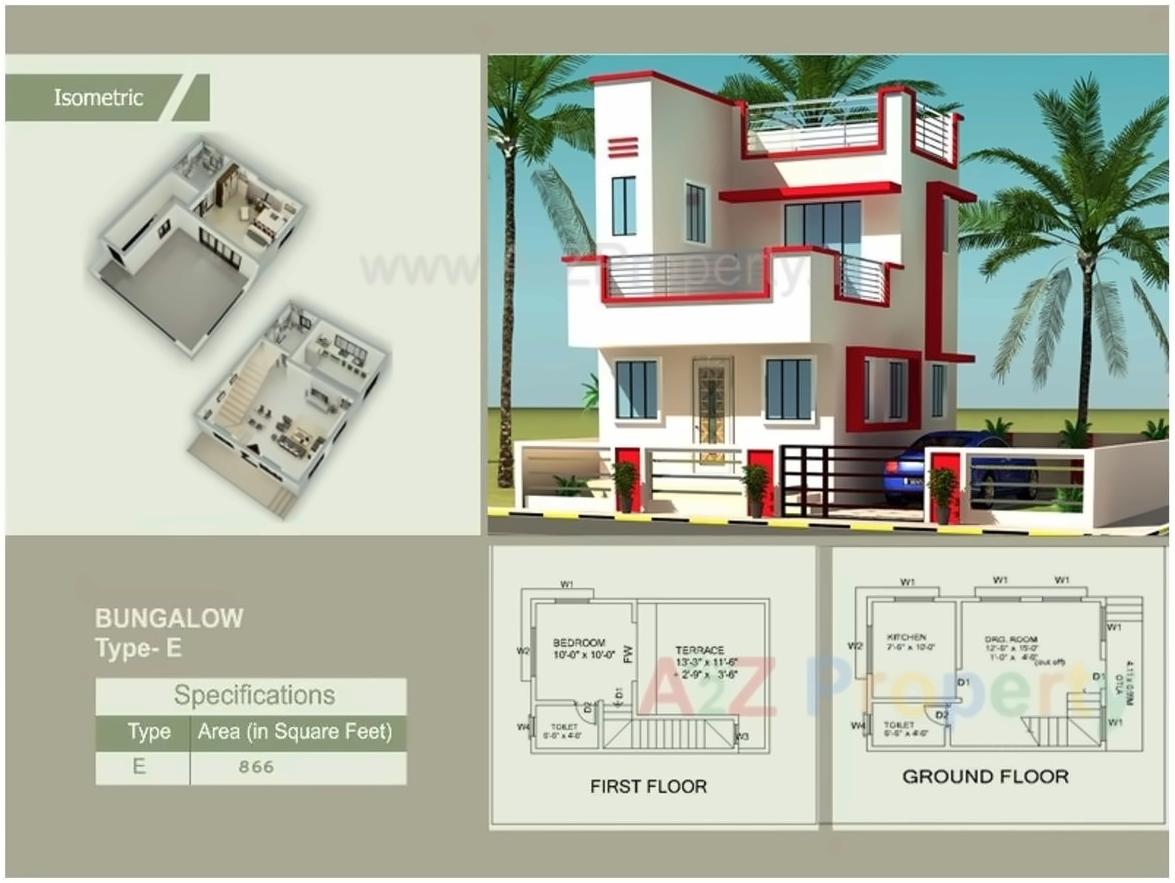 Layout of real estate project Nature Paradise located at Mulgaon-t-wasare, Raigarh, Maharashtra