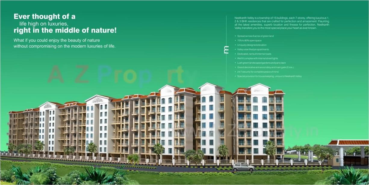 3D Elevation of real estate project Neelkanth Valley Ii located at Khopoli, Raigarh, Maharashtra