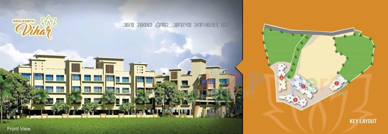 3D Elevation of real estate project Neelkanth Vihar located at Vichumbe, Raigarh, Maharashtra