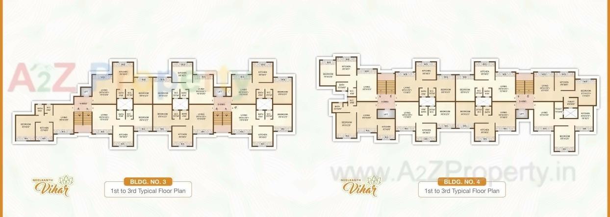 Layout of real estate project Neelkanth Vihar located at Vichumbe, Raigarh, Maharashtra
