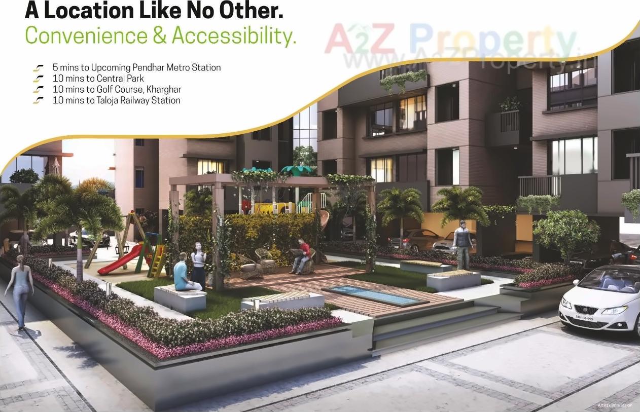 3D Elevation of real estate project Nivanta located at Koyana-velhe, Raigarh, Maharashtra