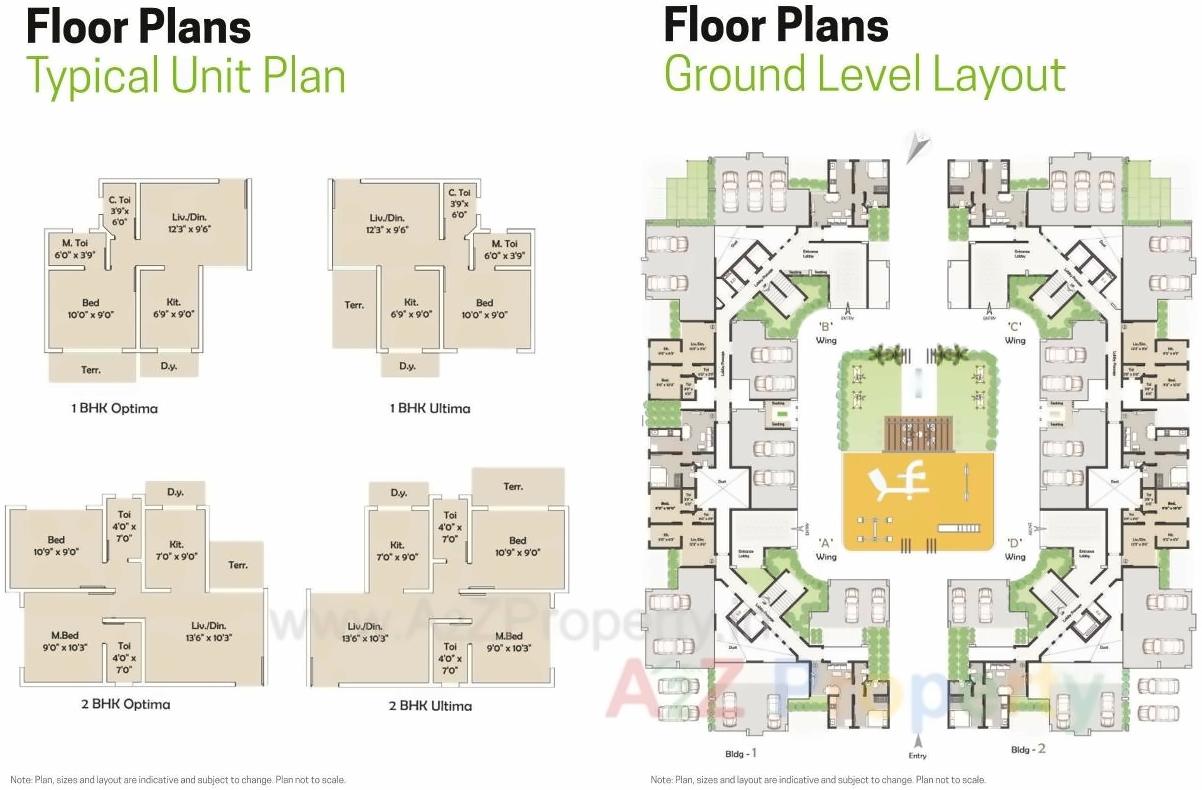 Layout of real estate project Nivanta located at Koyana-velhe, Raigarh, Maharashtra