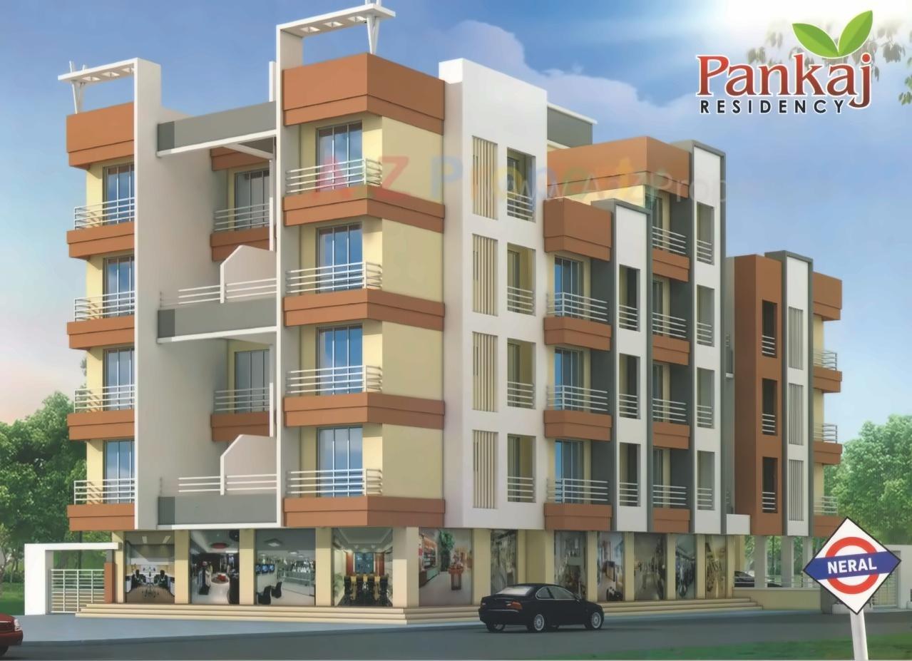 3D Elevation of real estate project Pankaj Residency located at Dhamote, Raigarh, Maharashtra