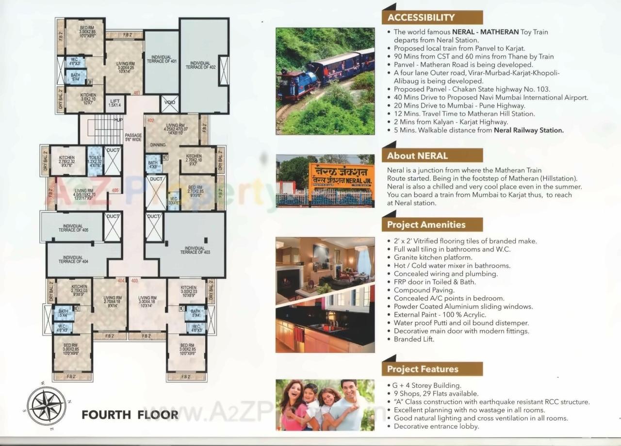Layout of real estate project Pankaj Residency located at Dhamote, Raigarh, Maharashtra