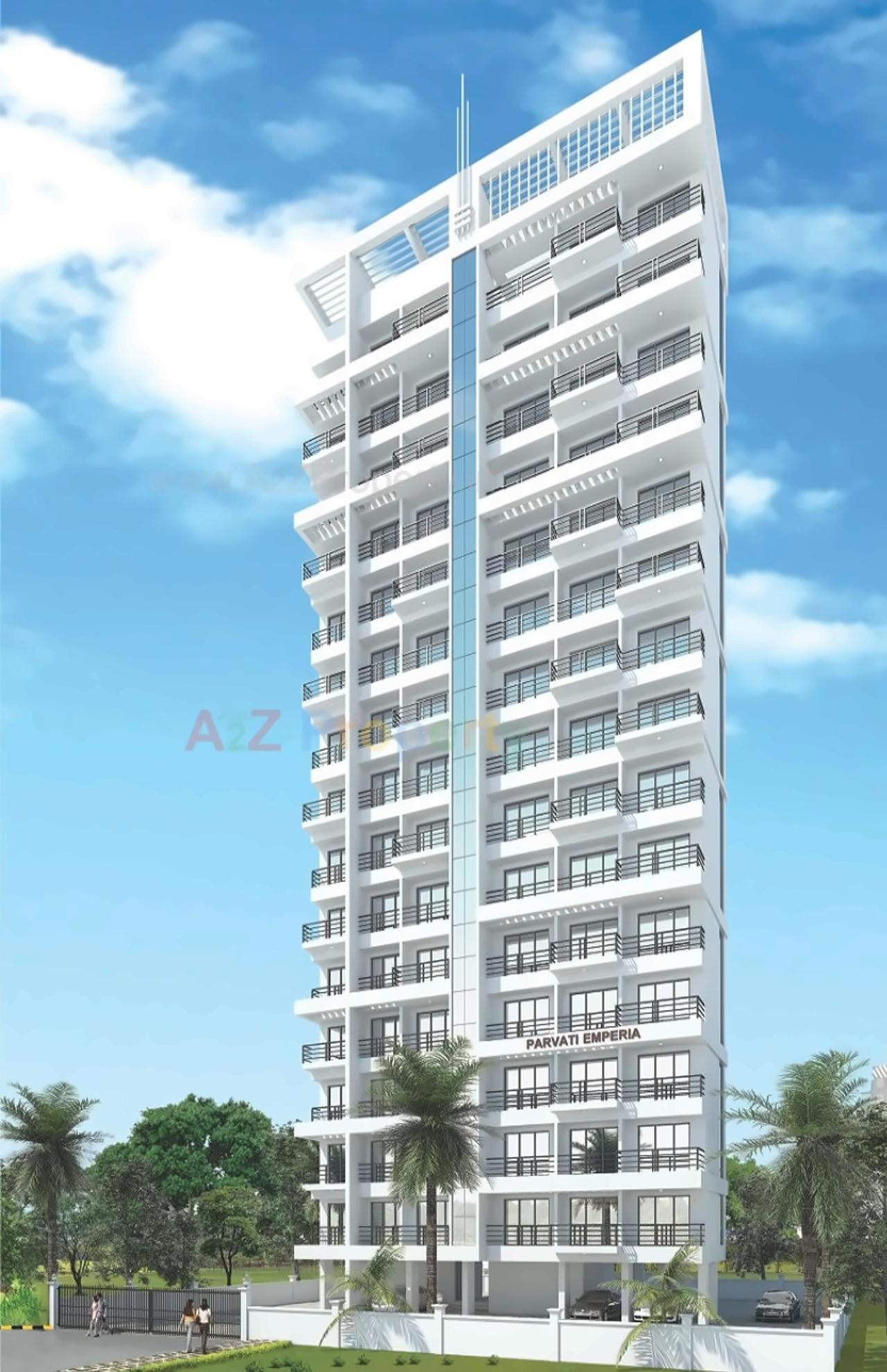 3D Elevation of real estate project Parvati Emperia located at Taloje-panchnad-, Raigarh, Maharashtra