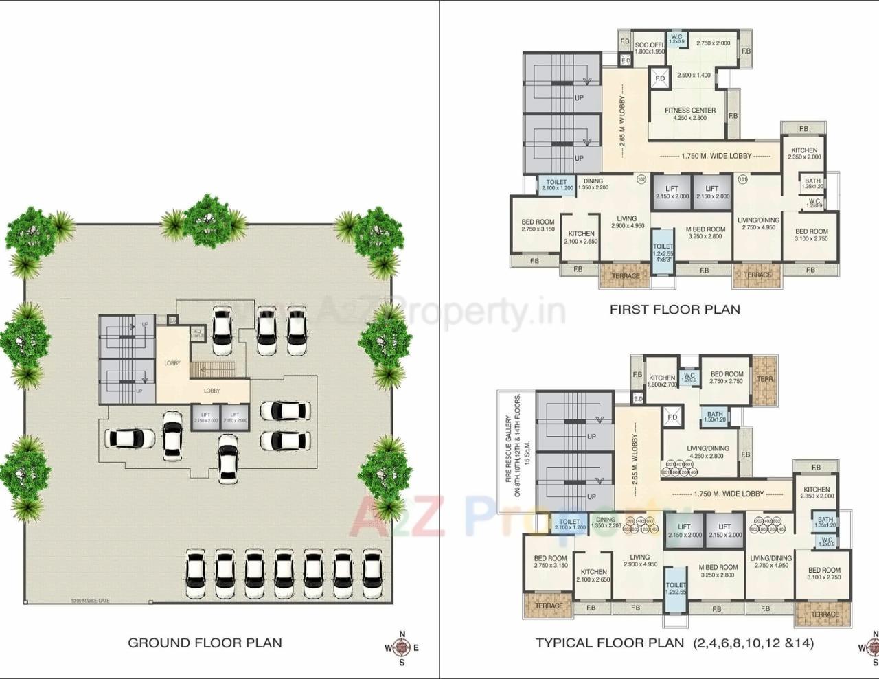 Layout of real estate project Parvati Emperia located at Taloje-panchnad-, Raigarh, Maharashtra