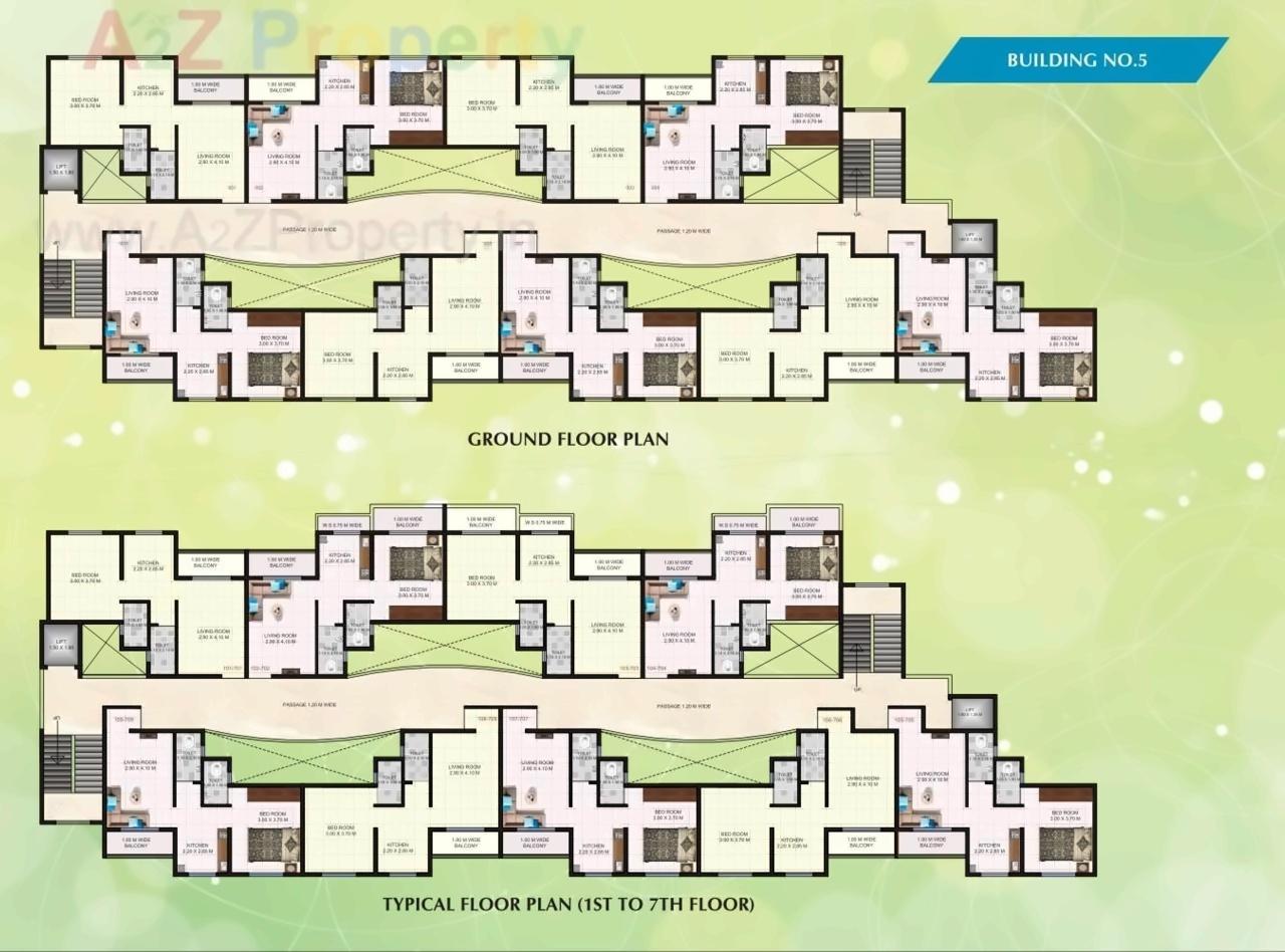 Layout of real estate project Phase Jainam Garden located at Khopoli, Raigarh, Maharashtra
