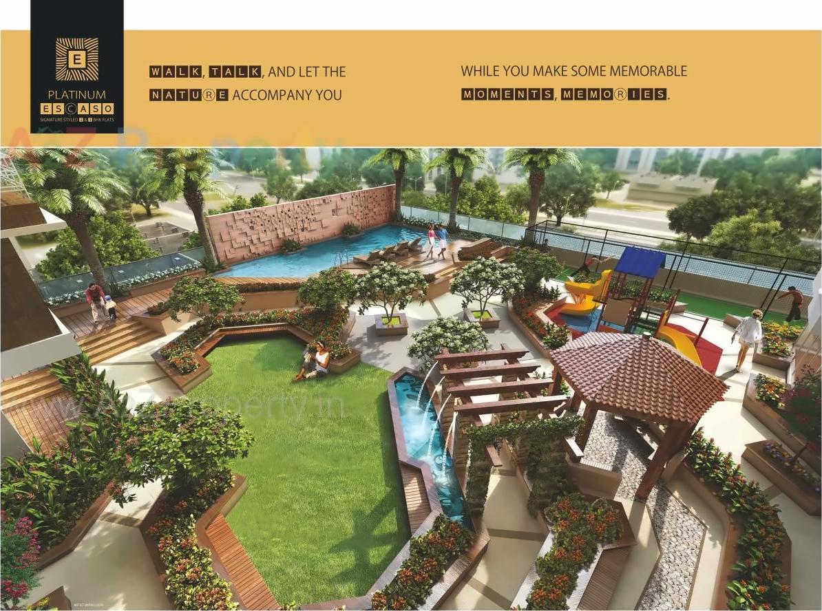 3D Elevation of real estate project Platinum Escaso located at Ulawe, Raigarh, Maharashtra