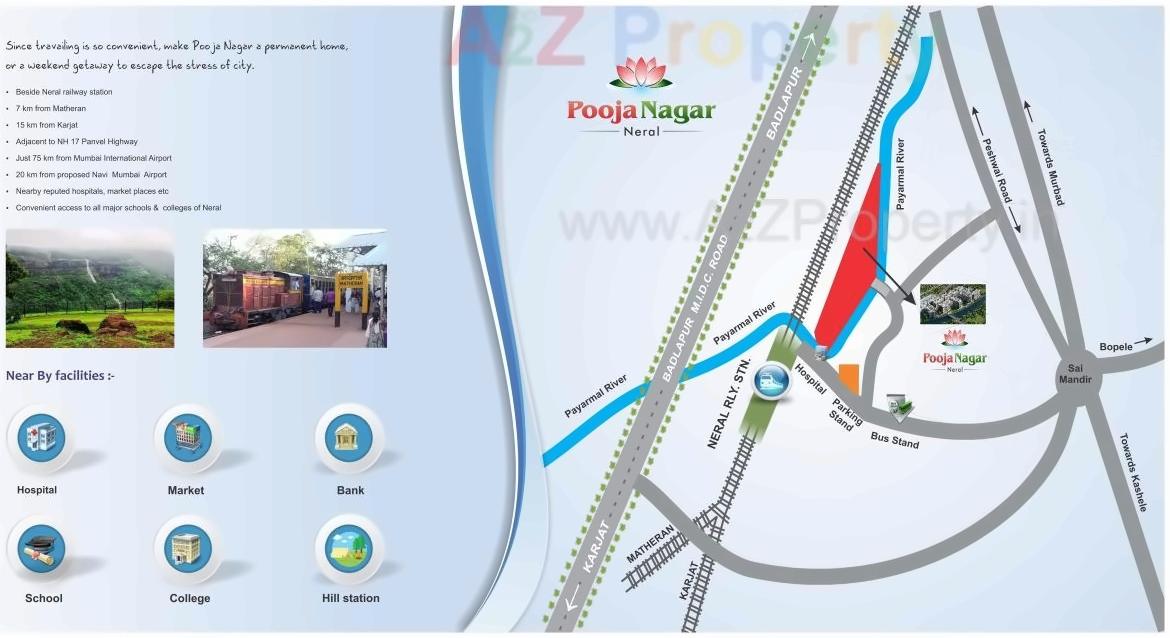  of real estate project Pooja Nagar located at Neral, Raigarh, Maharashtra