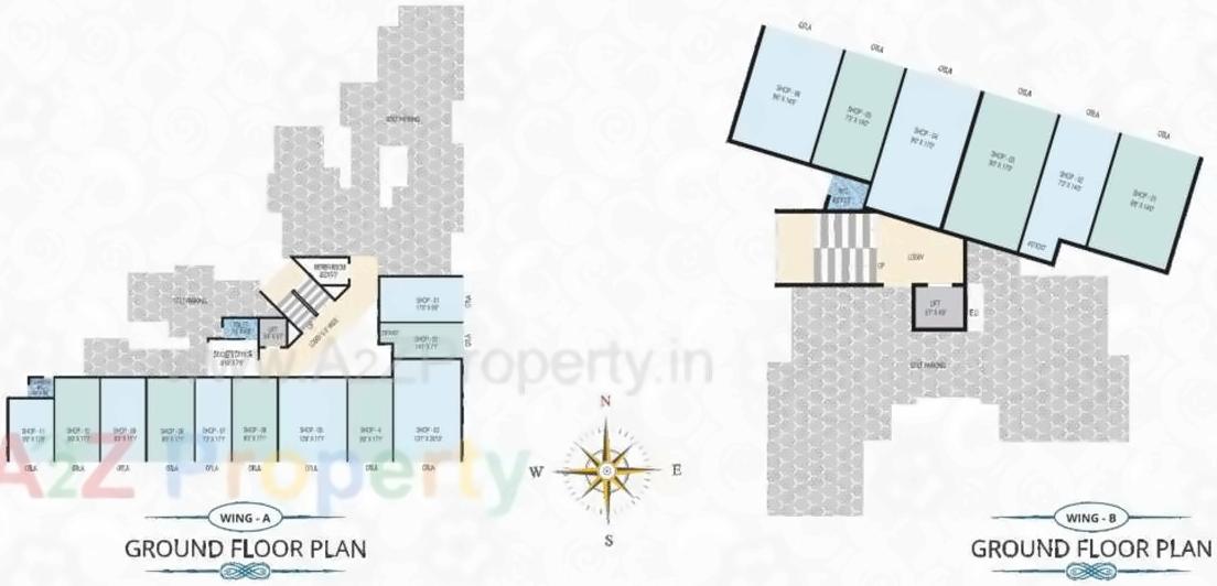 Layout of real estate project Poojan Palacia C located at Karjat, Raigarh, Maharashtra