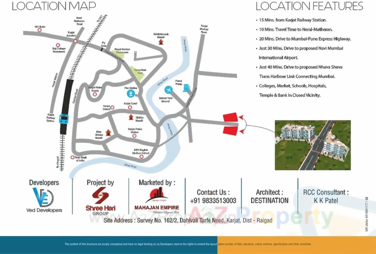  of real estate project Poojan Palacia C located at Karjat, Raigarh, Maharashtra