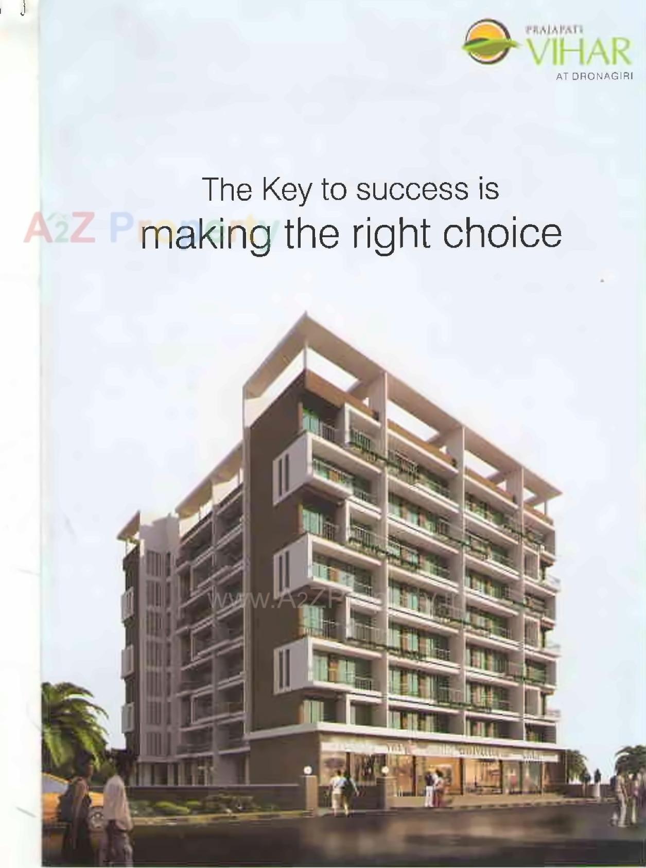 3D Elevation of real estate project Prajapati Vihar located at Bokadvira, Raigarh, Maharashtra