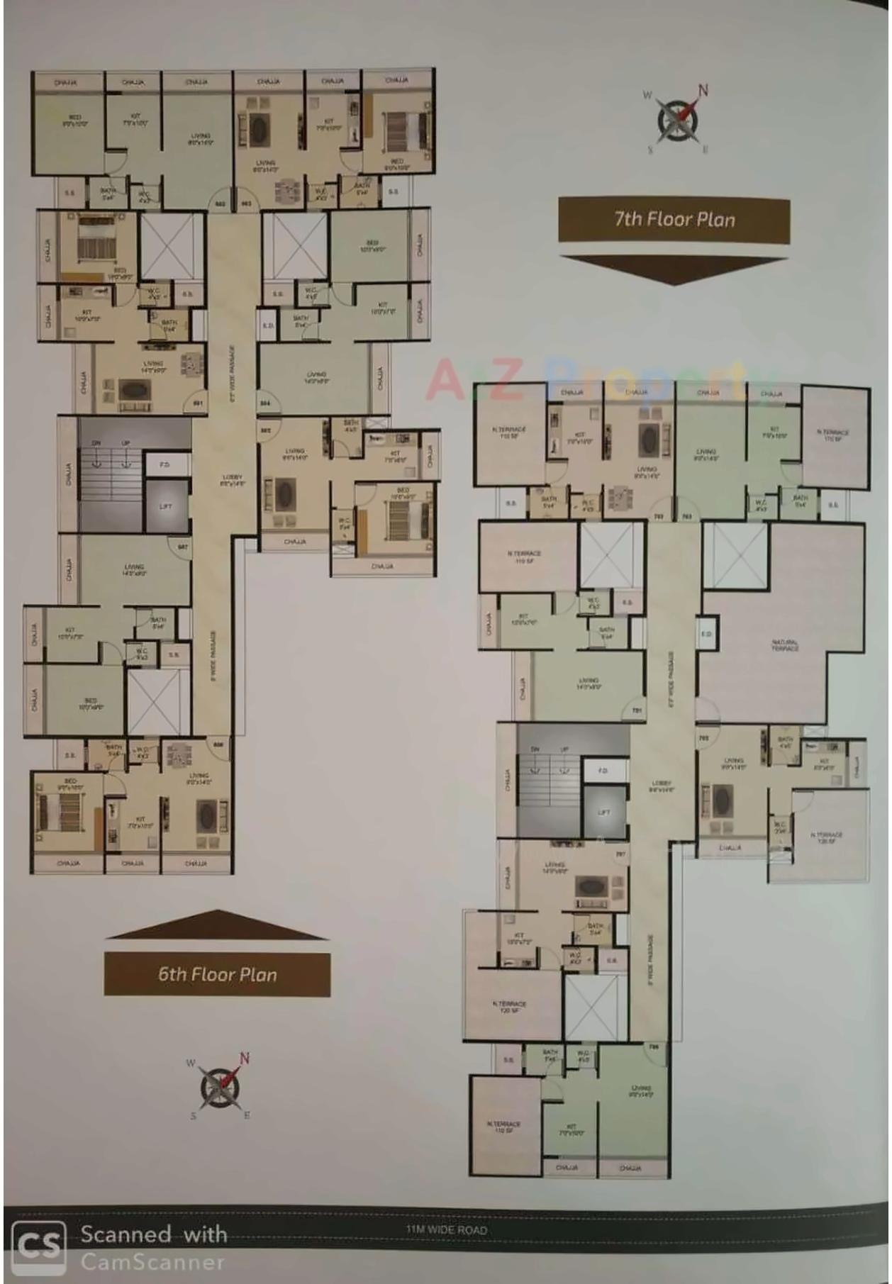 Layout of real estate project Pramukh Narayan located at Taloje-panchnad-, Raigarh, Maharashtra