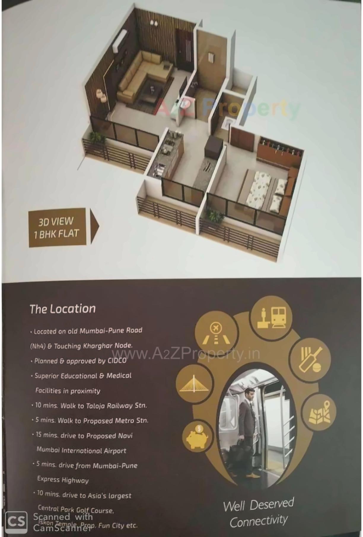 Layout of real estate project Pramukh Narayan located at Taloje-panchnad-, Raigarh, Maharashtra