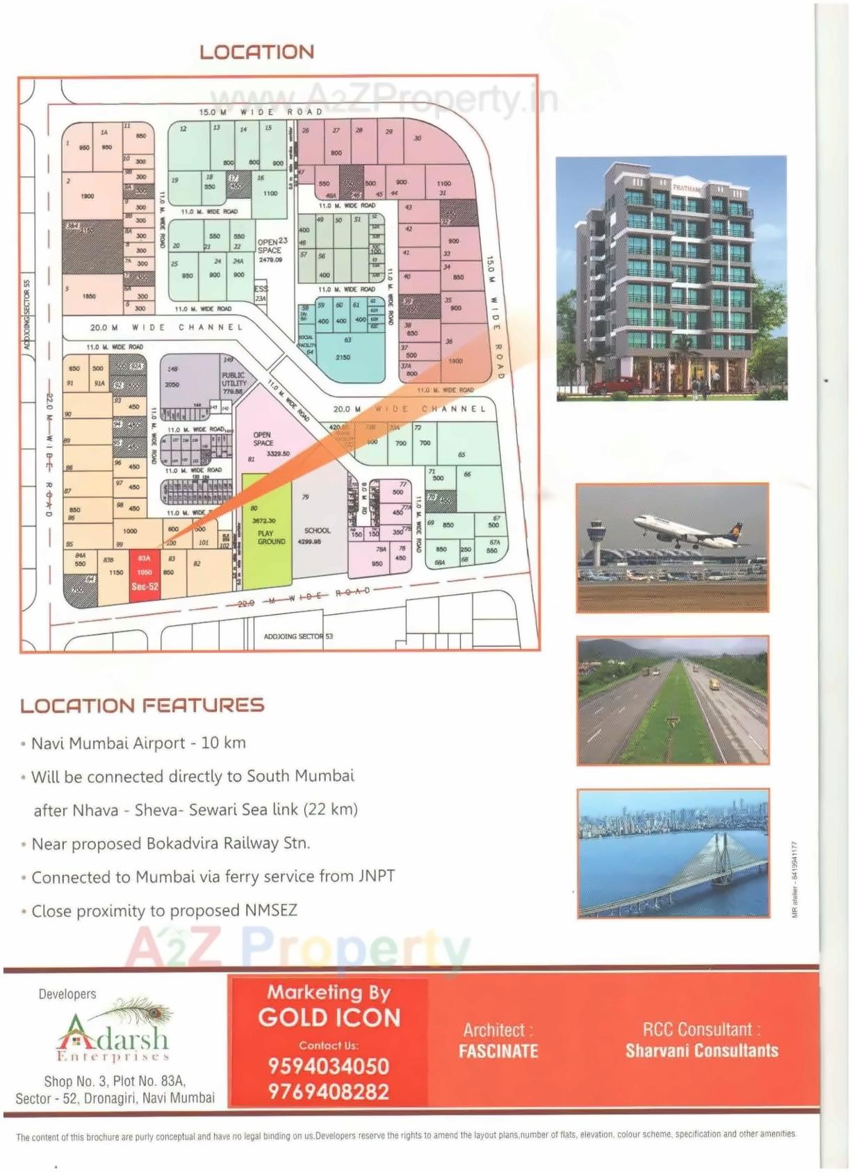 of real estate project Pratham Residency located at Bokadvira, Raigarh, Maharashtra