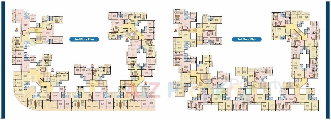 Layout of real estate project Prathmesh Platinum located at Ulawe, Raigarh, Maharashtra