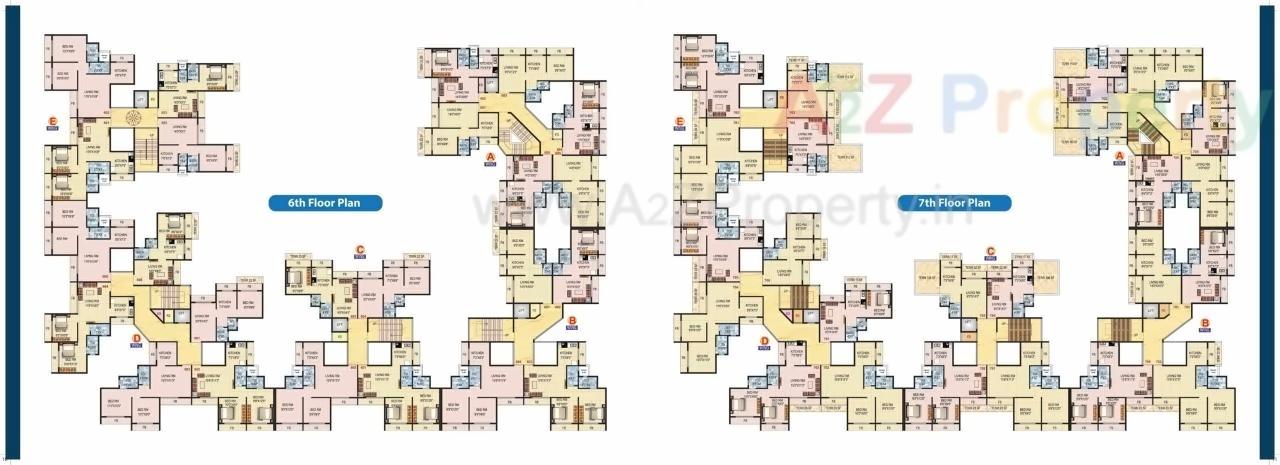 Layout of real estate project Prathmesh Platinum located at Ulawe, Raigarh, Maharashtra