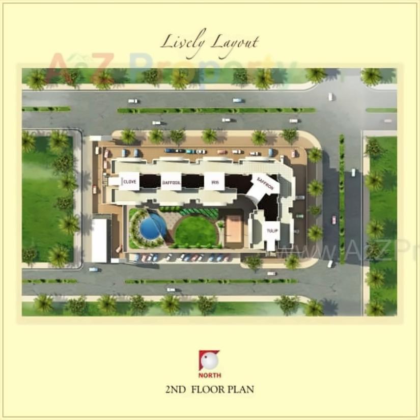 3D Elevation of real estate project Pratik Gardens located at Kamothe-, Raigarh, Maharashtra