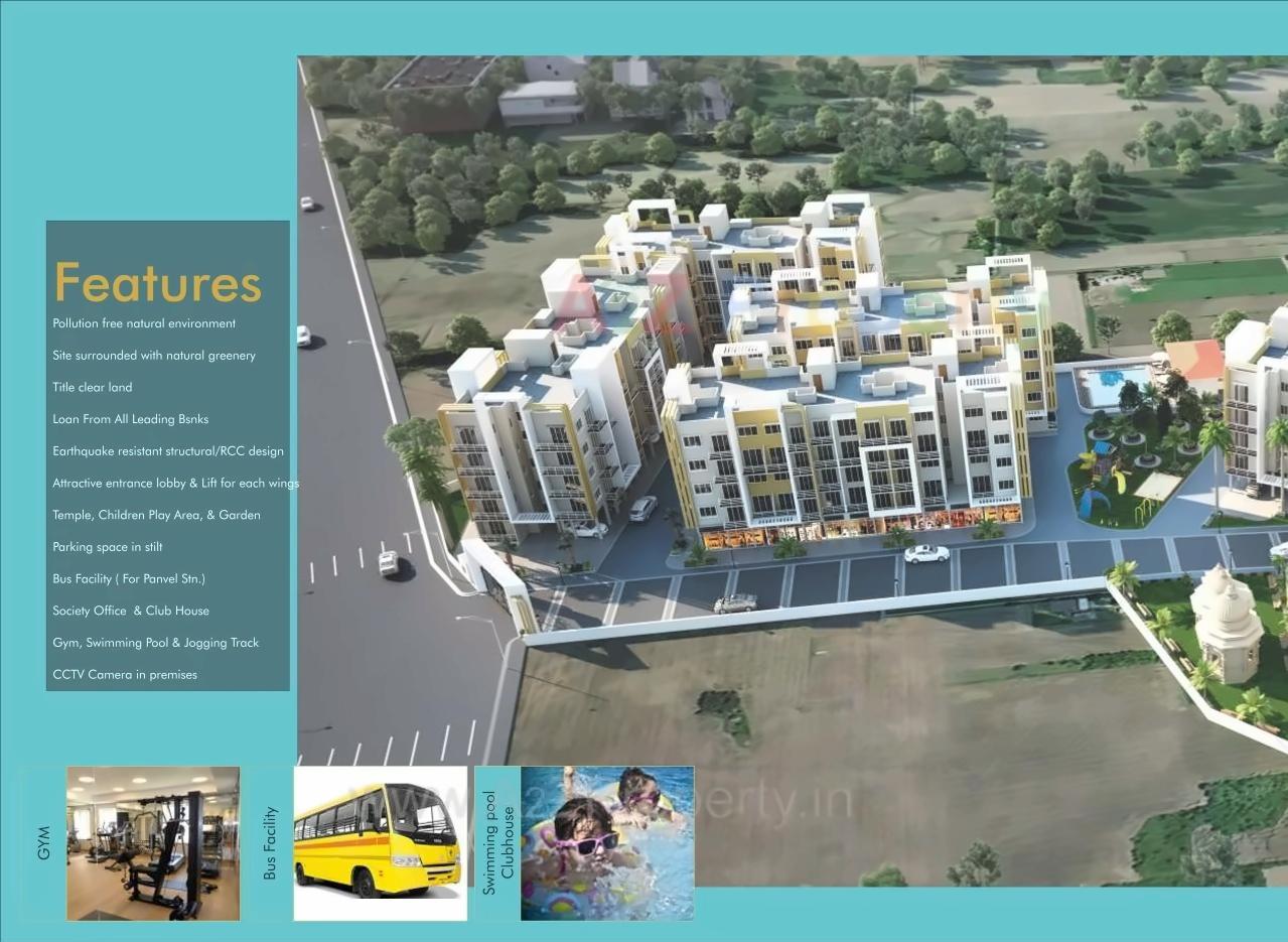 3D Elevation of real estate project Prayag City located at Vihighar, Raigarh, Maharashtra