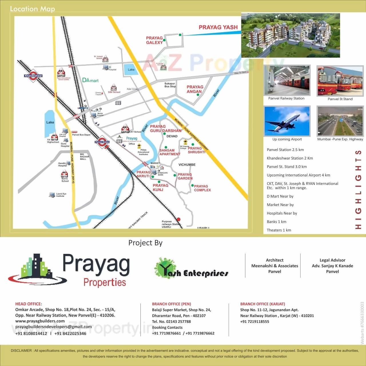  of real estate project Prayag Yash located at Adai, Raigarh, Maharashtra