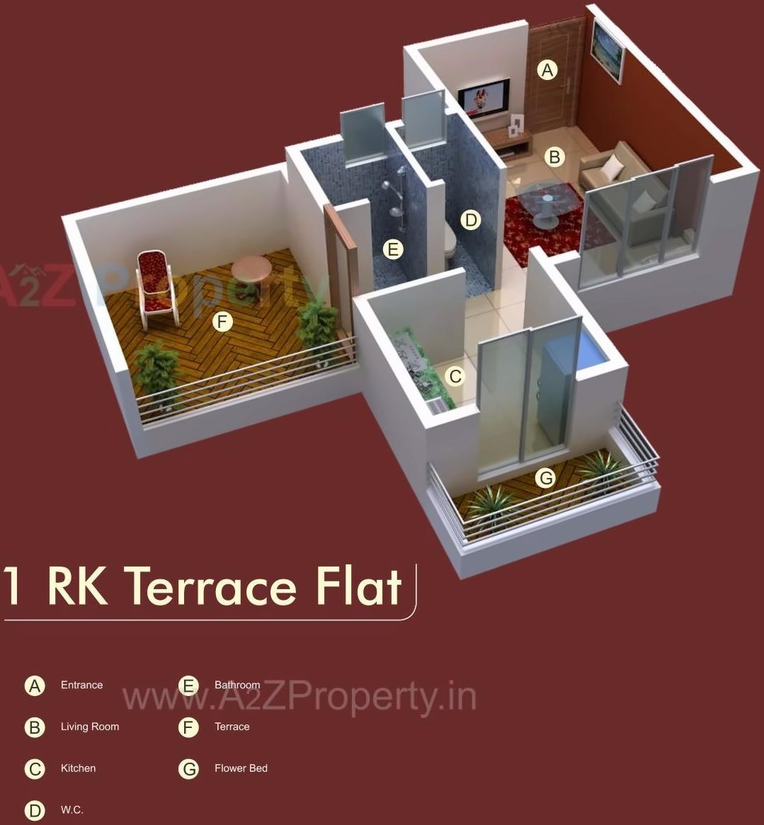 Layout of real estate project Prayag Yash located at Adai, Raigarh, Maharashtra