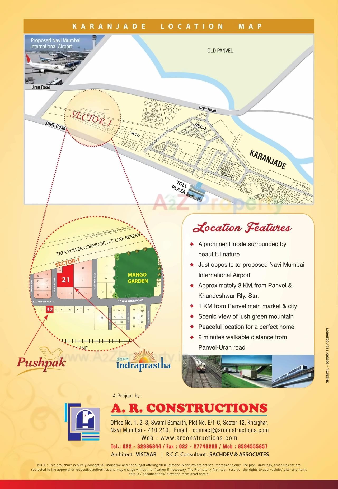  of real estate project Pushpak located at Karanjade, Raigarh, Maharashtra