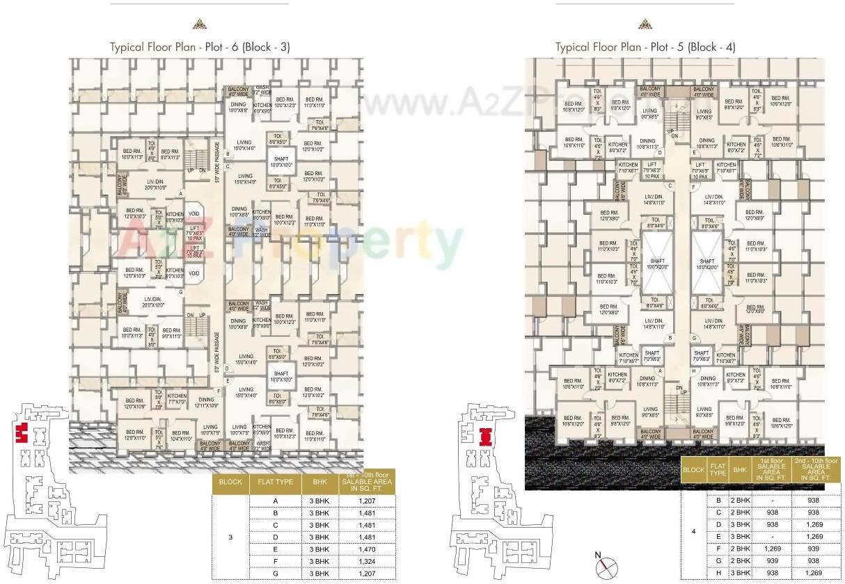 Layout of real estate project Pyramid located at Ambivali-t-tungartan, Raigarh, Maharashtra