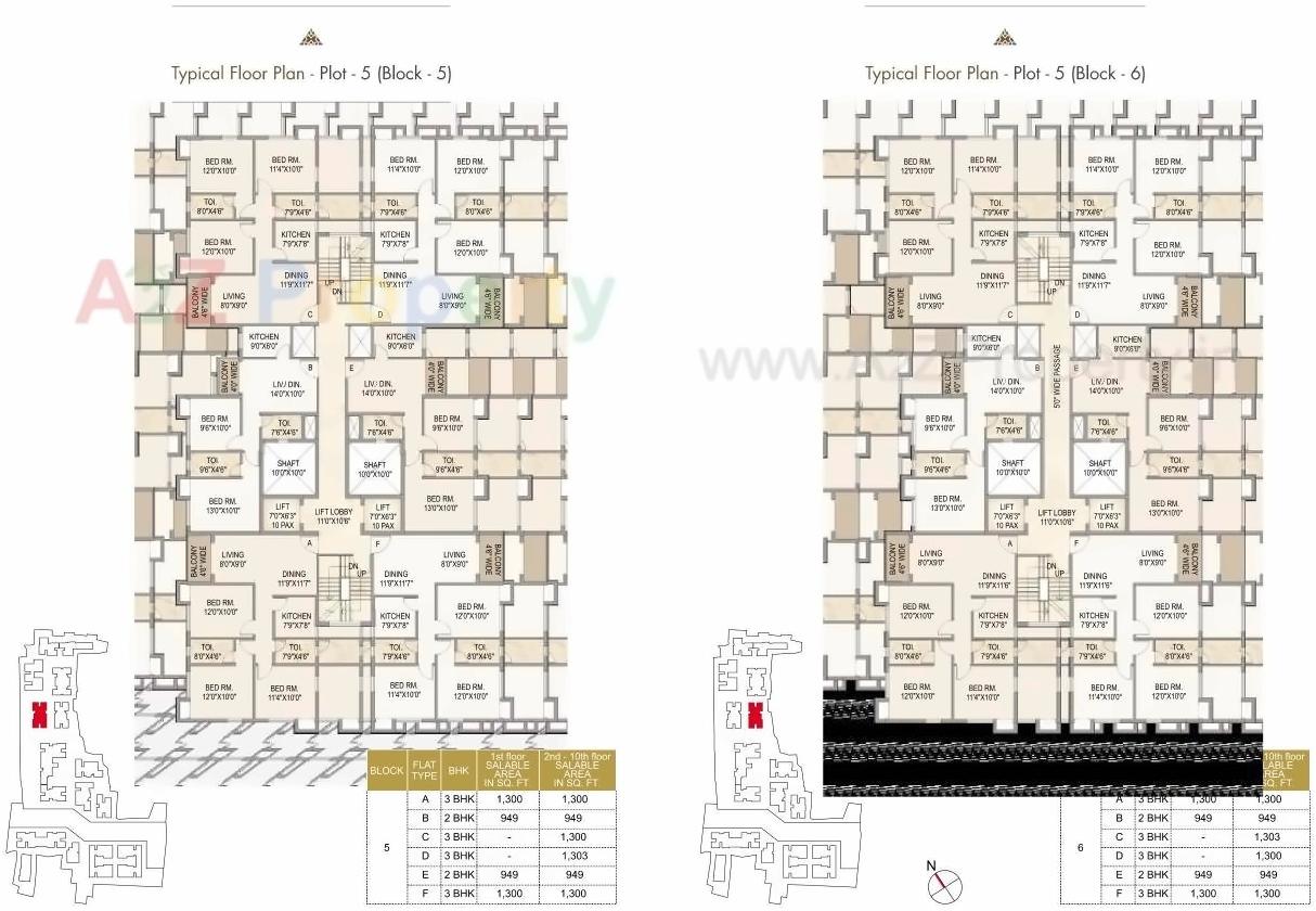 Layout of real estate project Pyramid located at Ambivali-t-tungartan, Raigarh, Maharashtra