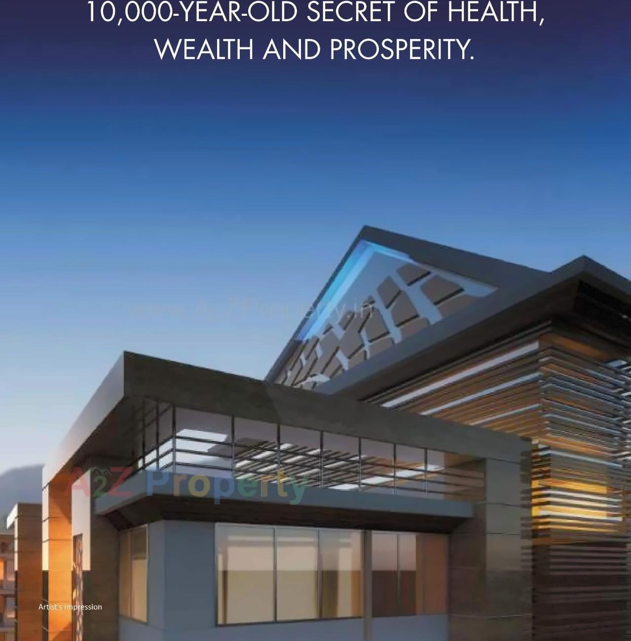 3D Elevation of real estate project Pyramid located at Ambivali-t-tungartan, Raigarh, Maharashtra