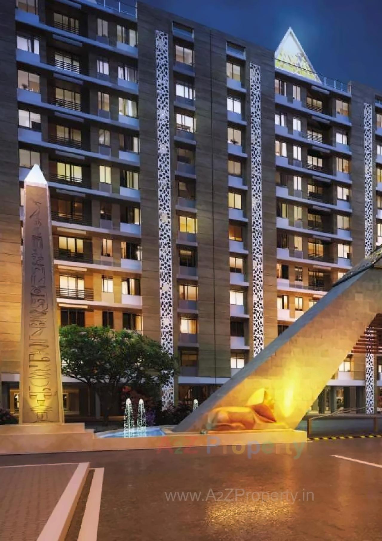 3D Elevation of real estate project Pyramid located at Ambivali-t-tungartan, Raigarh, Maharashtra