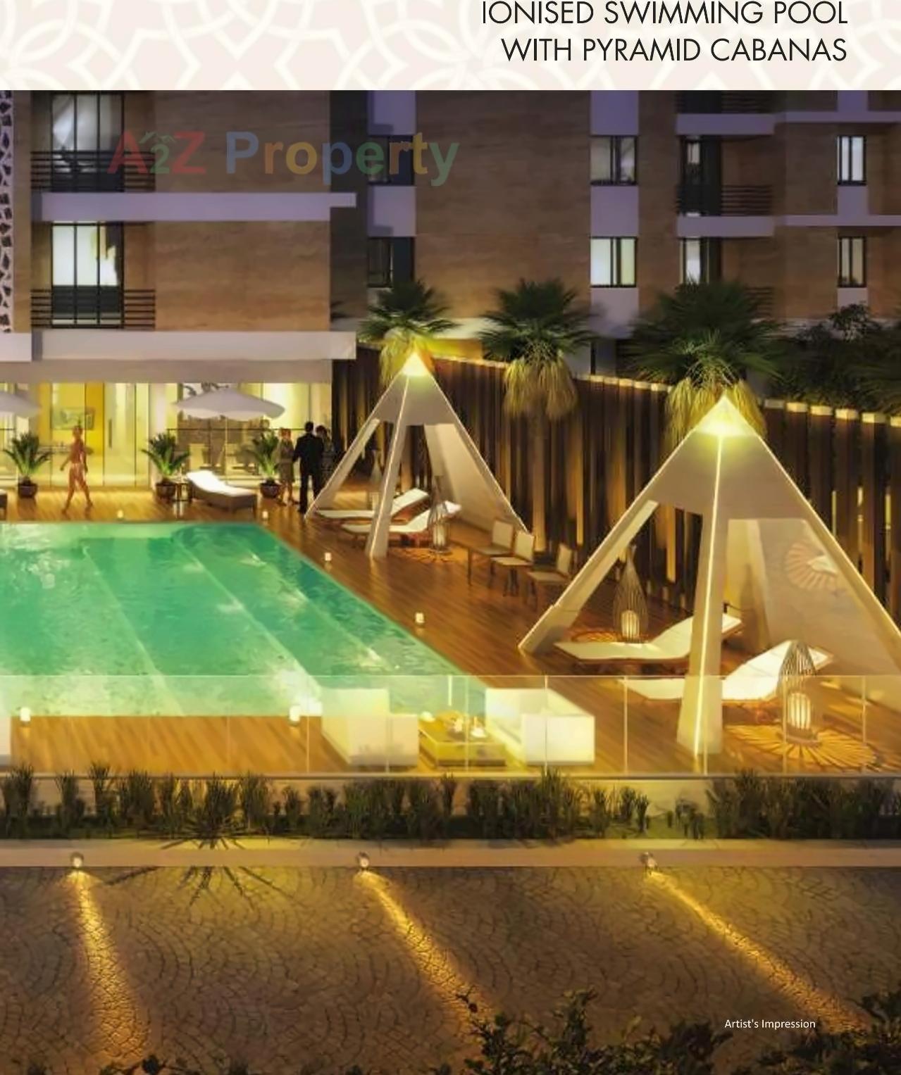 3D Elevation of real estate project Pyramid located at Ambivali-t-tungartan, Raigarh, Maharashtra