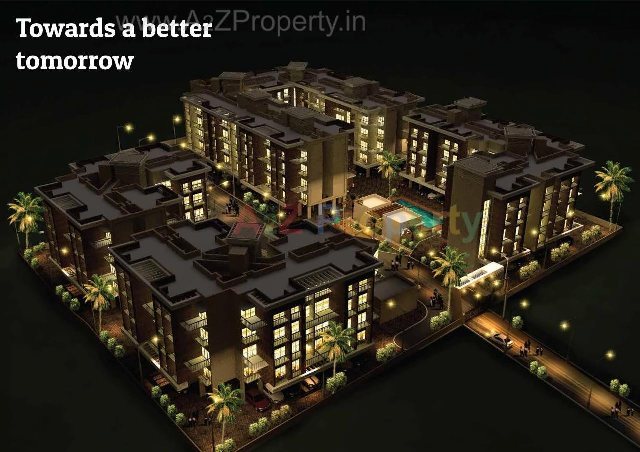 3D Elevation of real estate project Qn Greens located at Koyana-velhe, Raigarh, Maharashtra