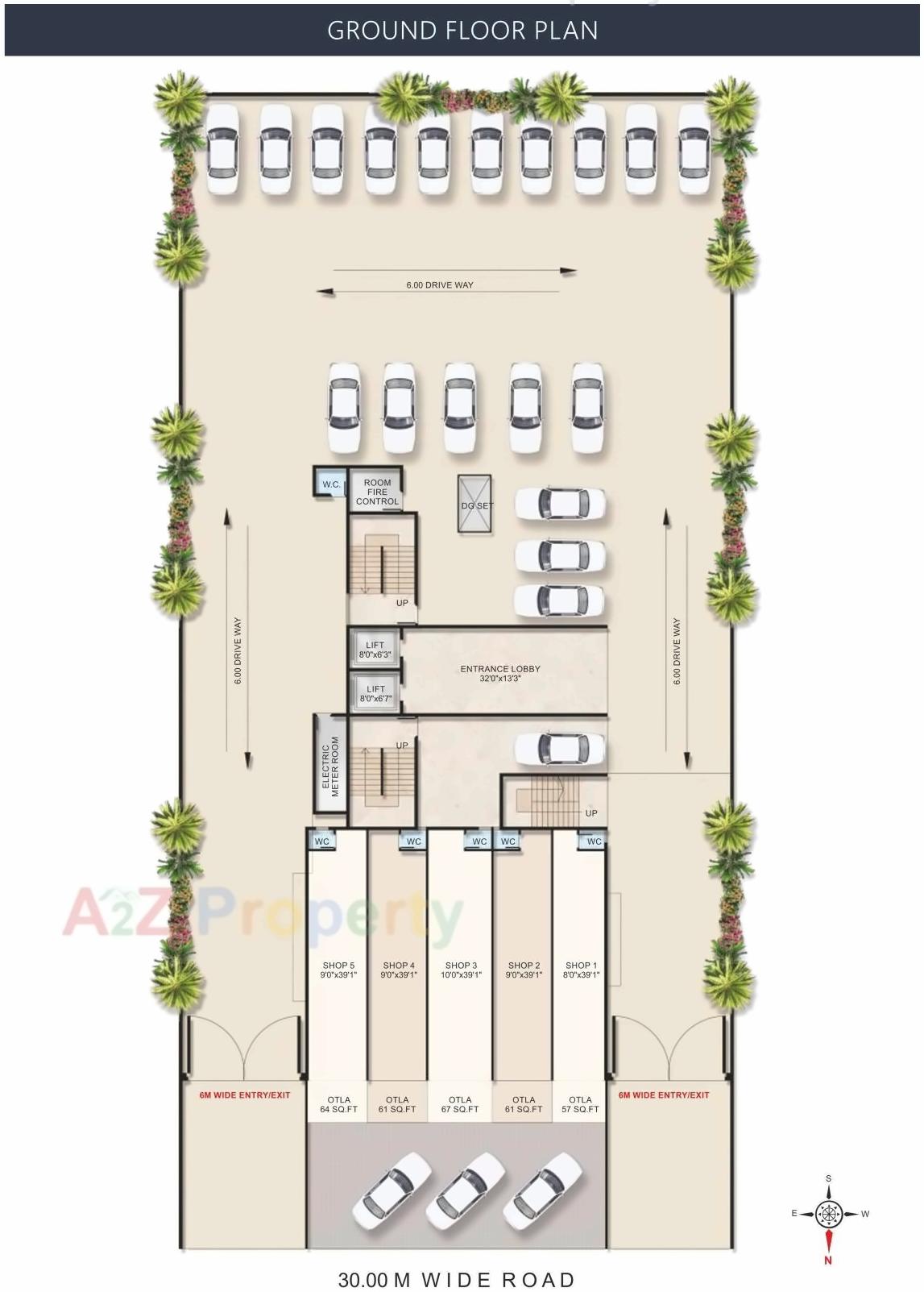 Layout of real estate project R N Heights located at Uran, Raigarh, Maharashtra