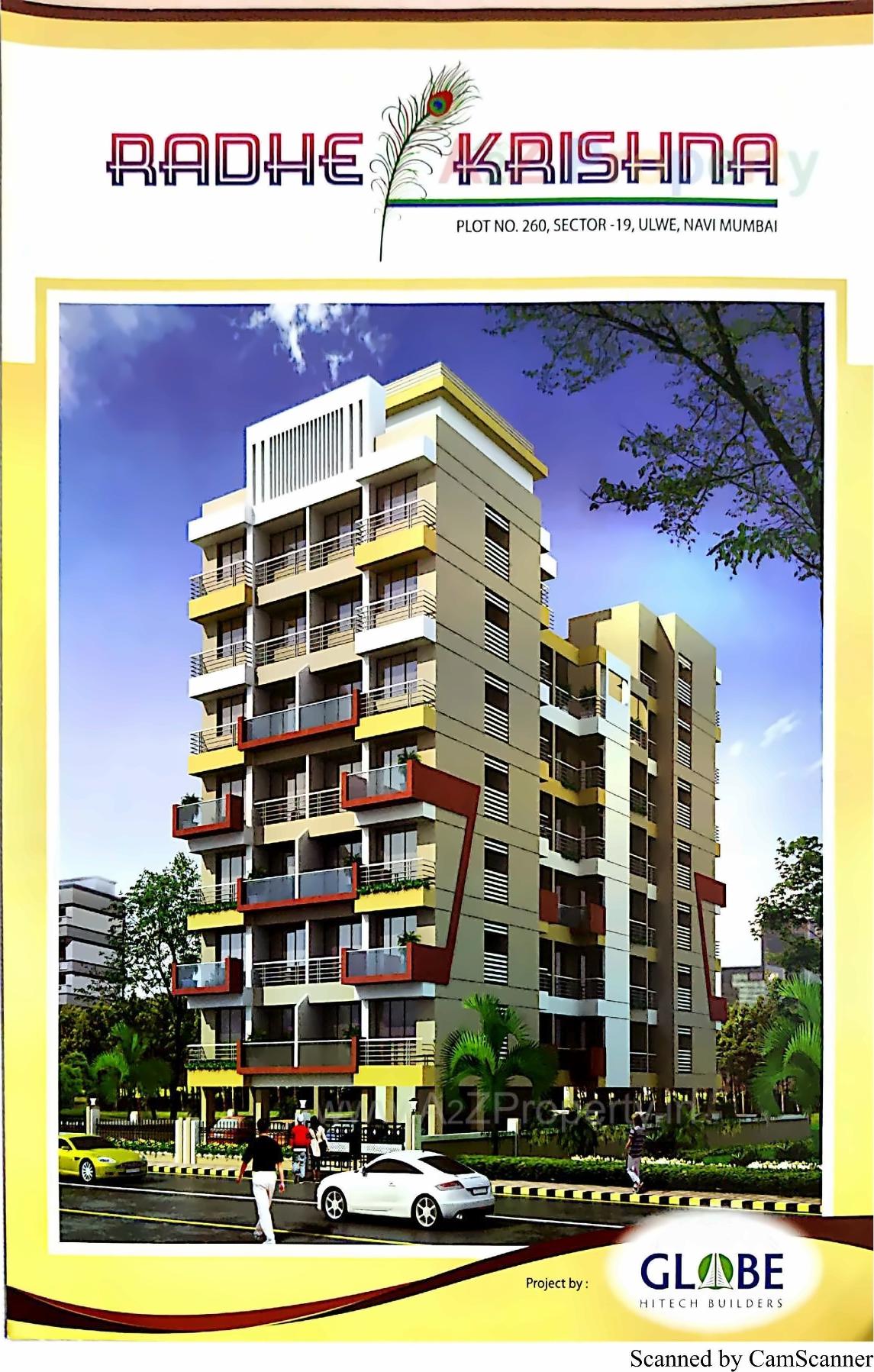 3D Elevation of real estate project Radhe Krishna located at Ulawe, Raigarh, Maharashtra