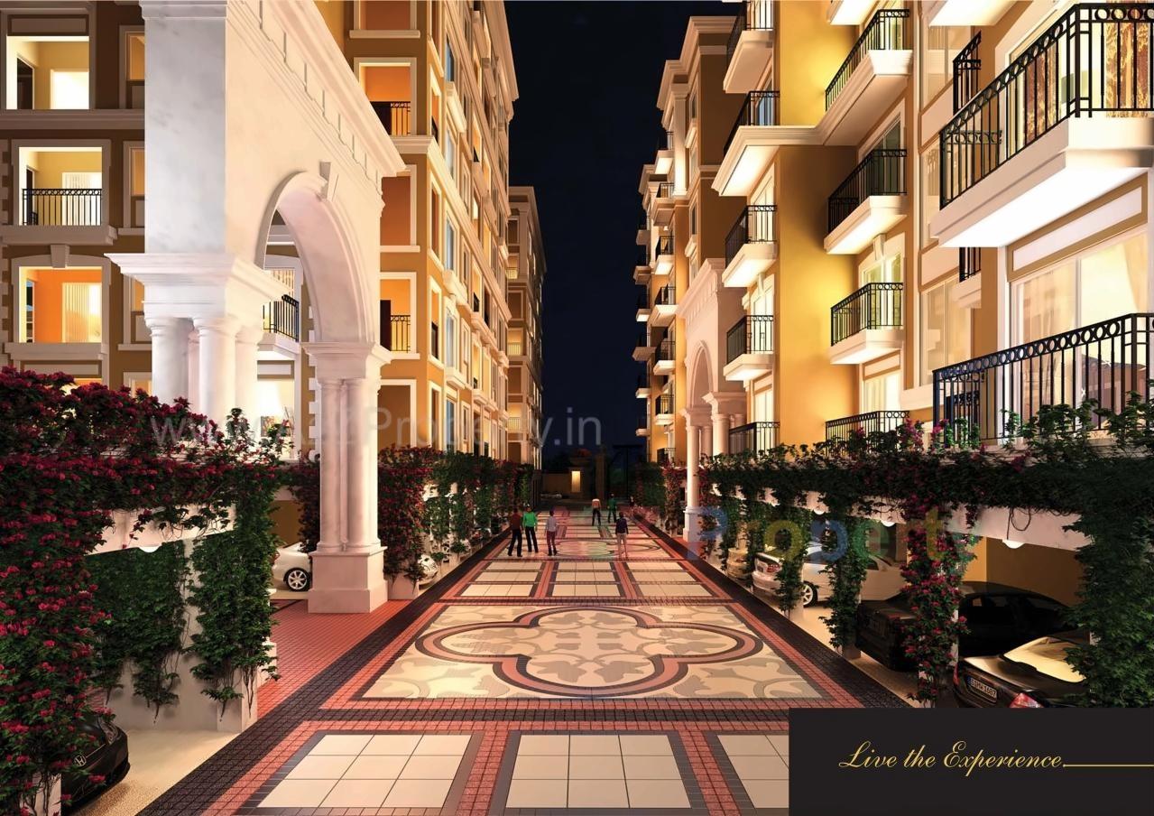 3D Elevation of real estate project Radhey Galaxy located at Karjat, Raigarh, Maharashtra