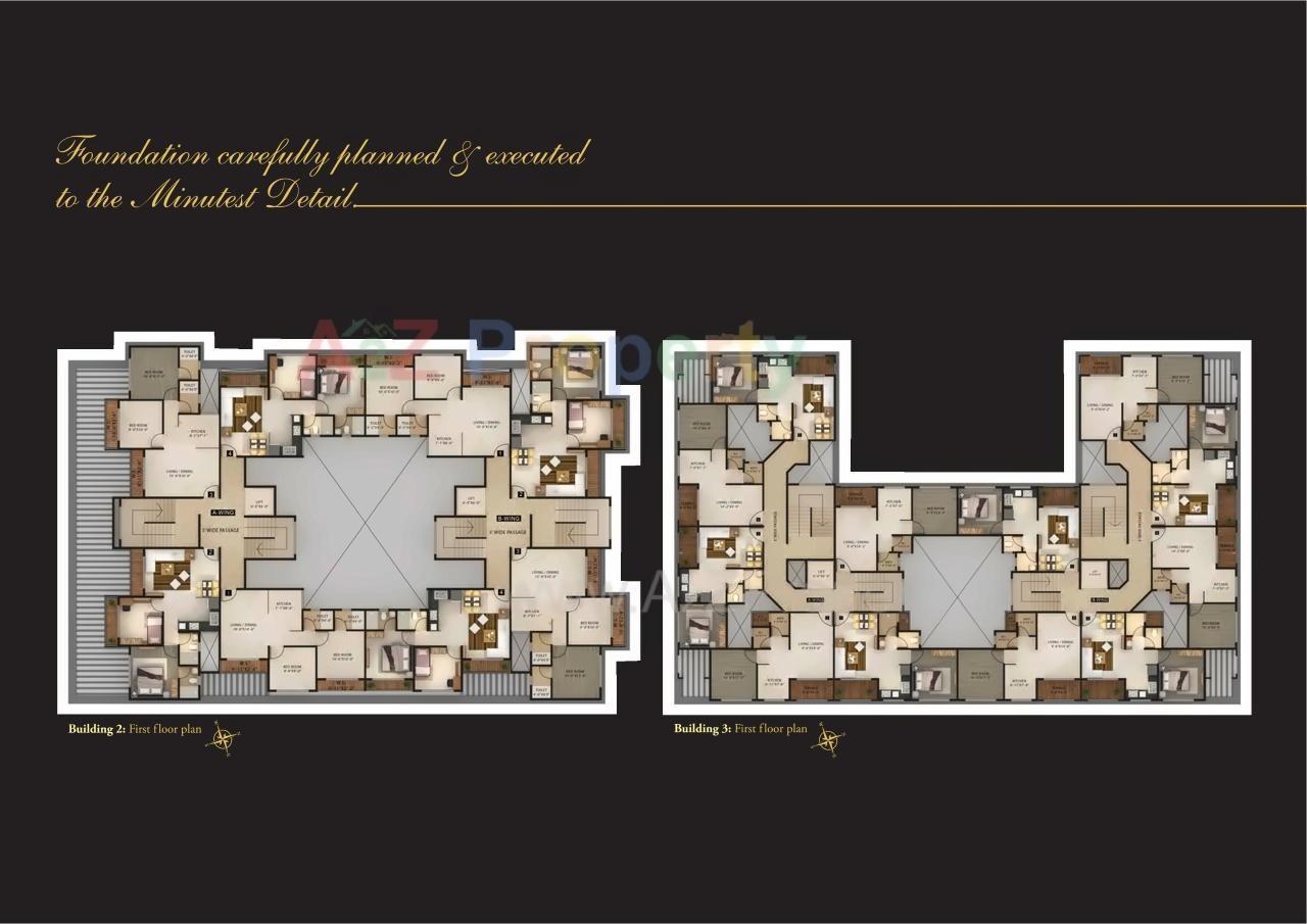 Layout of real estate project Radhey Galaxy located at Karjat, Raigarh, Maharashtra