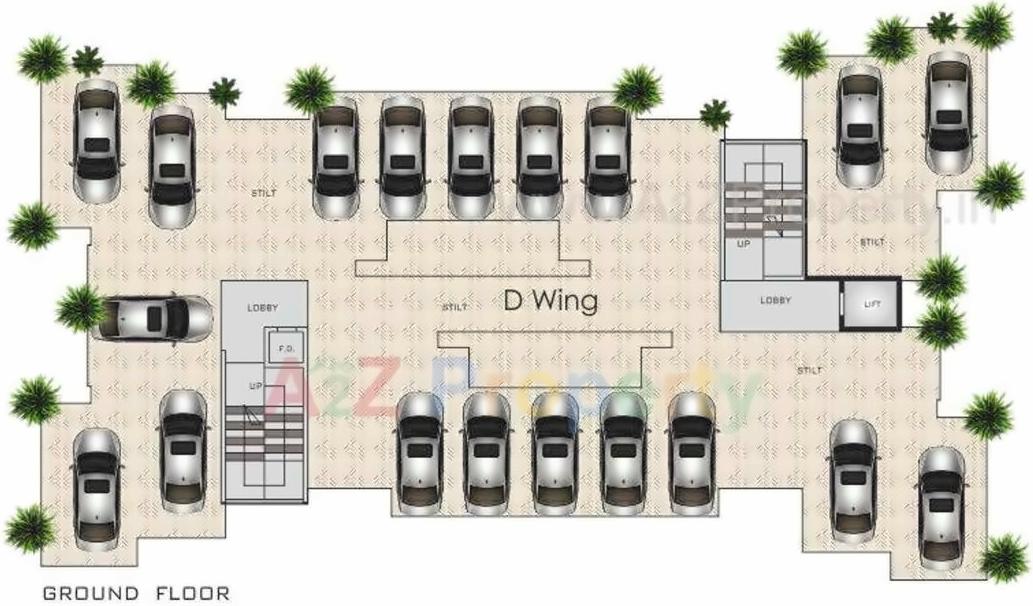 Layout of real estate project Raghunath Vihar located at Khopoli, Raigarh, Maharashtra