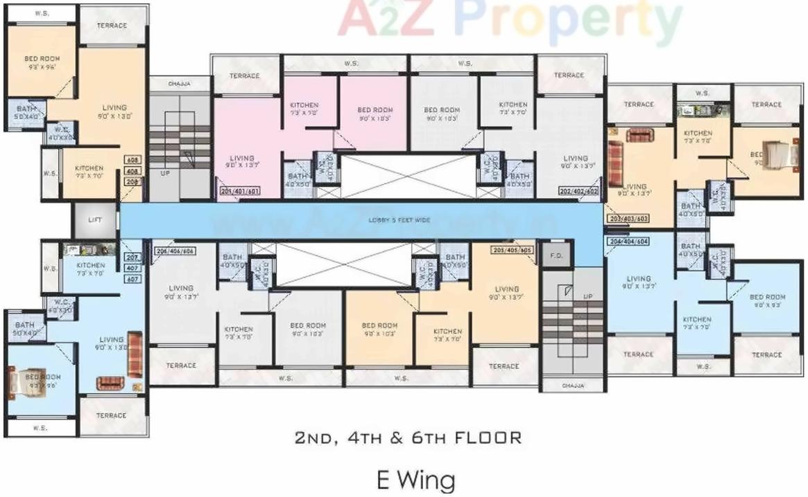 Layout of real estate project Raghunath Vihar located at Khopoli, Raigarh, Maharashtra