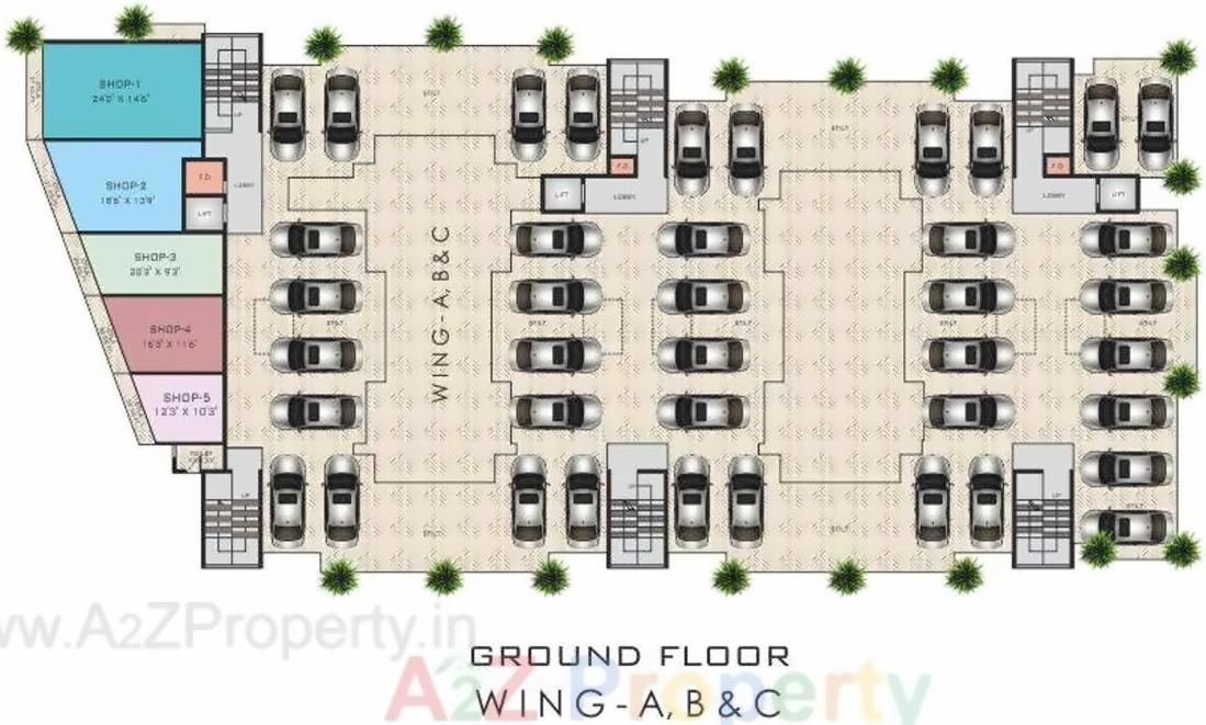 Layout of real estate project Raghunath Vihar located at Khopoli, Raigarh, Maharashtra