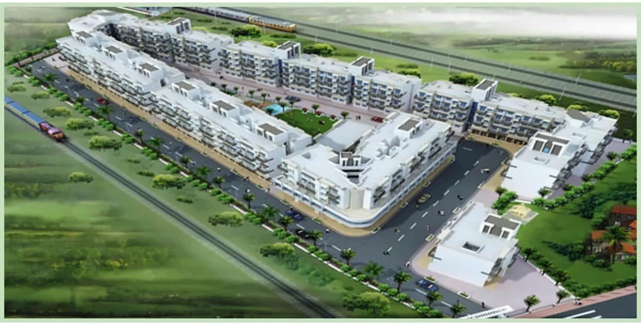3D Elevation of real estate project Raj Baug located at Neral, Raigarh, Maharashtra