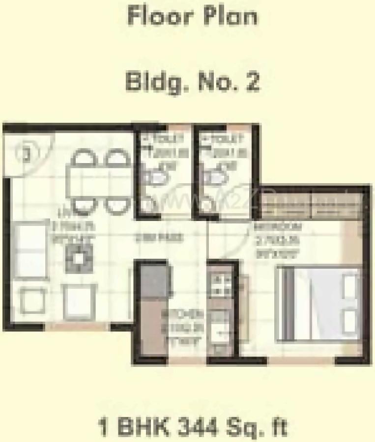 Layout of real estate project Raj Baug located at Neral, Raigarh, Maharashtra