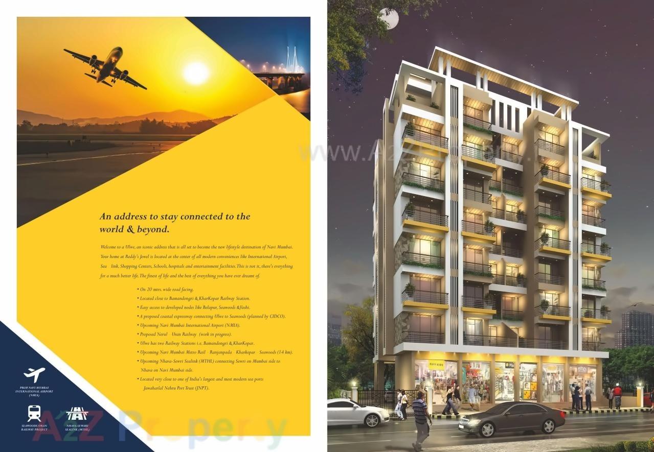 3D Elevation of real estate project Reddys Jewel located at Ulawe, Raigarh, Maharashtra