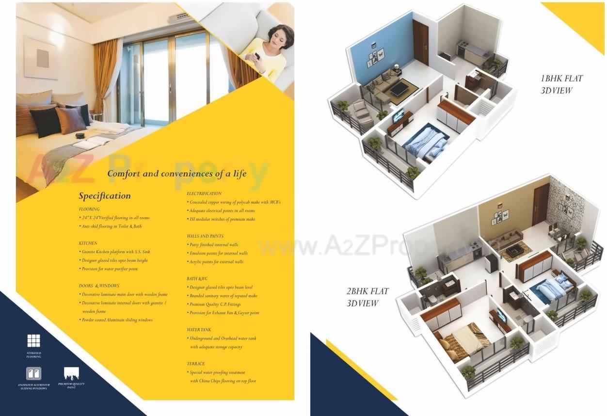 Layout of real estate project Reddys Jewel located at Ulawe, Raigarh, Maharashtra