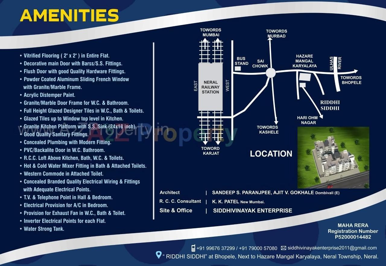  of real estate project Riddhi Siddhi Apartment located at Neral, Raigarh, Maharashtra