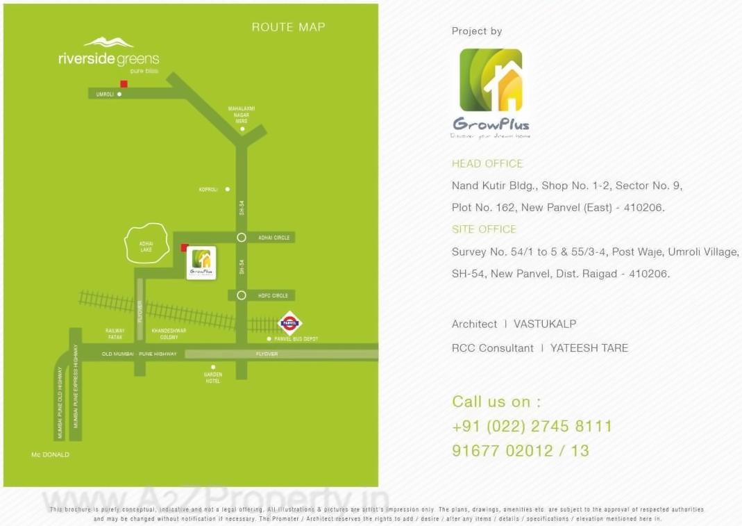  of real estate project Riverside Greens located at Umroli, Raigarh, Maharashtra