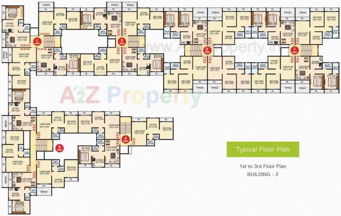 Layout of real estate project Riverside Greens located at Umroli, Raigarh, Maharashtra