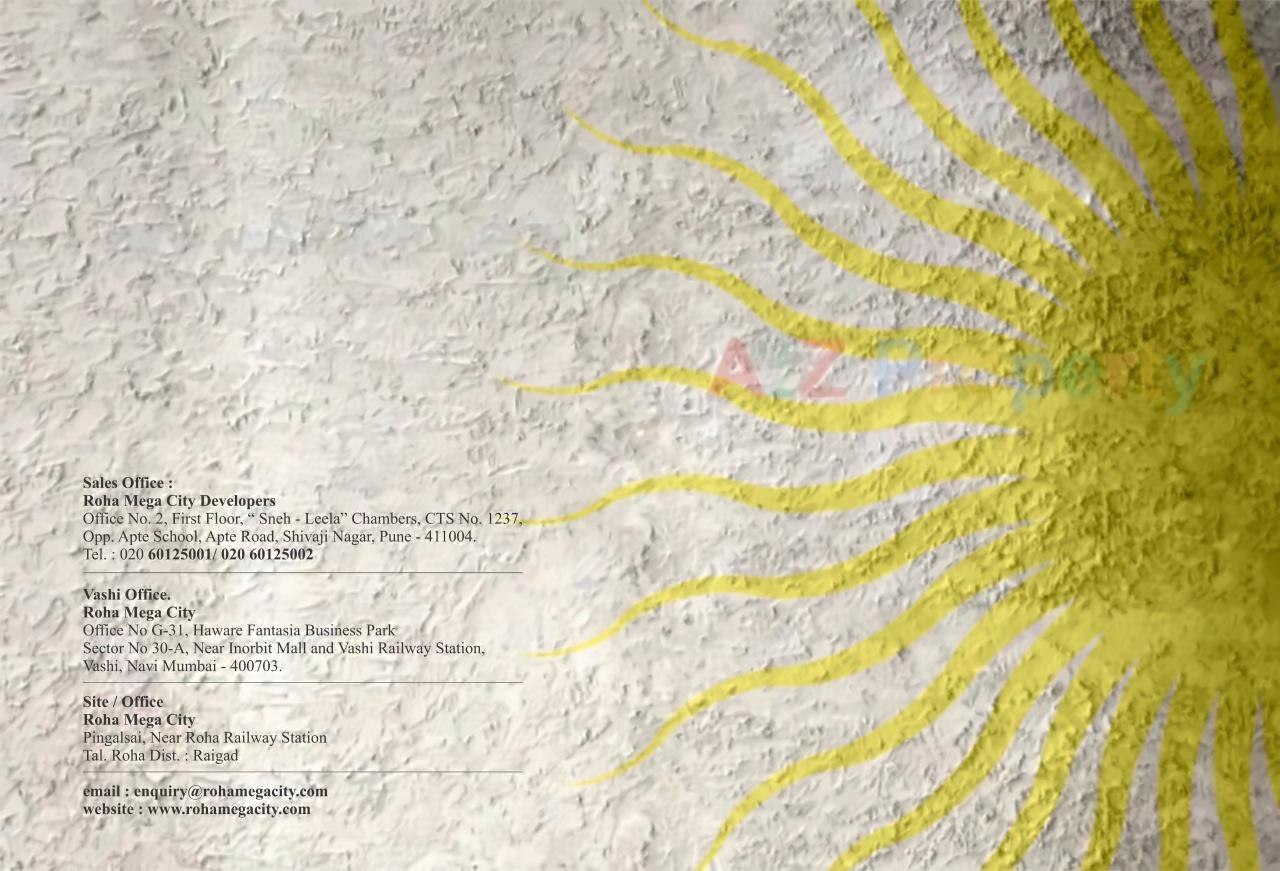  of real estate project Roha Mega City Ia located at Pingalsai, Raigarh, Maharashtra