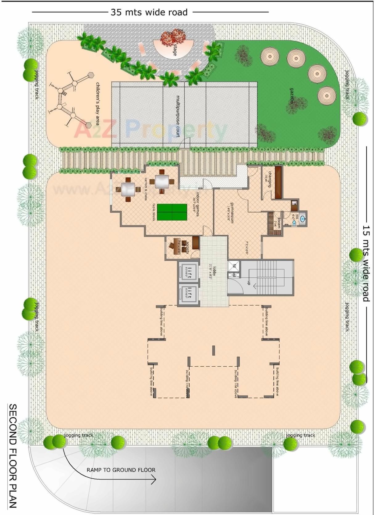 Layout of real estate project Rs Exotica located at Kharghar, Raigarh, Maharashtra